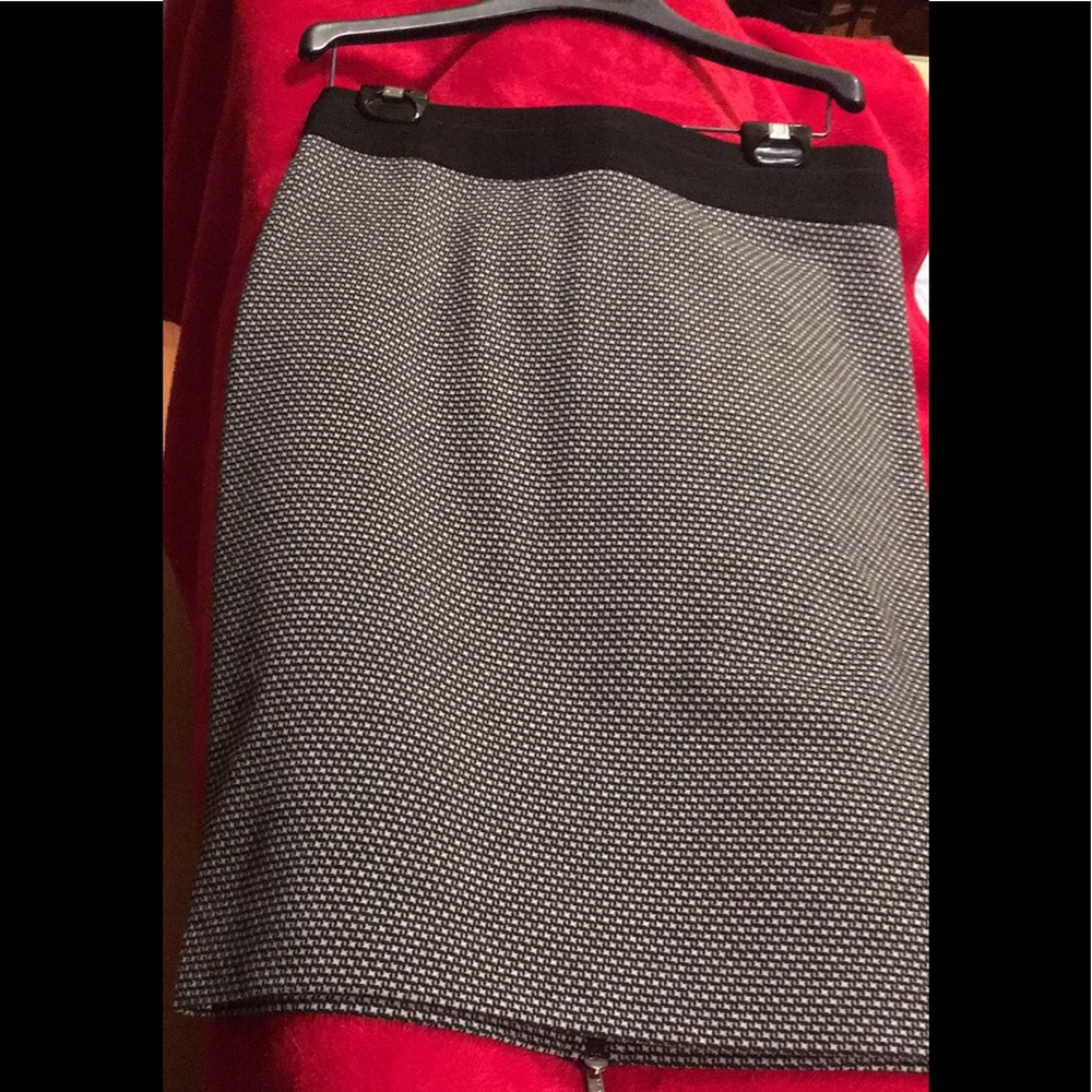 BCBG Black & White Mini Skirt